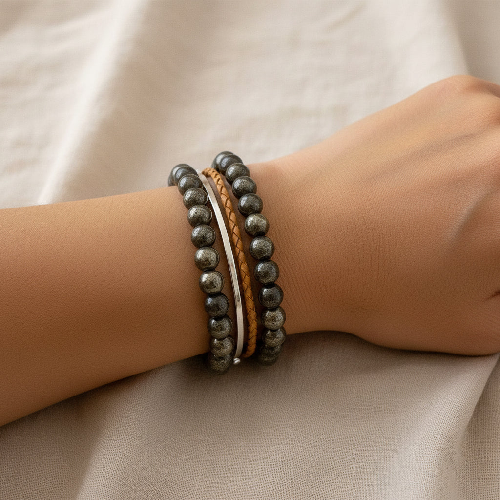 Raw Pyrite Bracelet Original