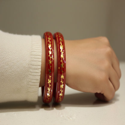 Spiral Design - 22 Carat Gold - Pola Bangles