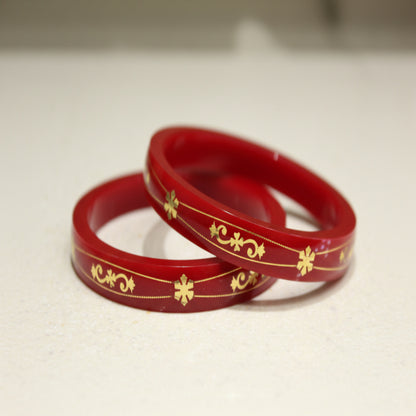 Star Design - 22 Carat Gold - Pola Bangles