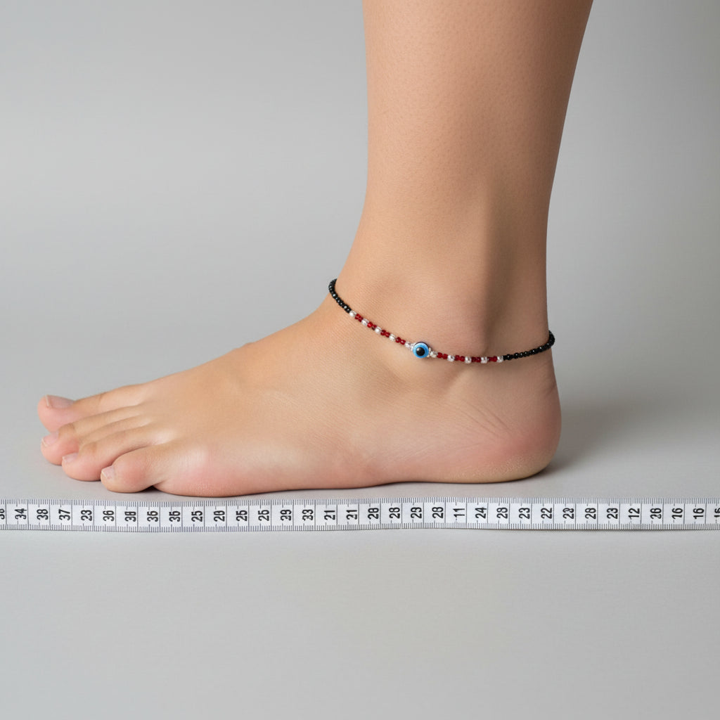 Black & Red Beads Evil Eye