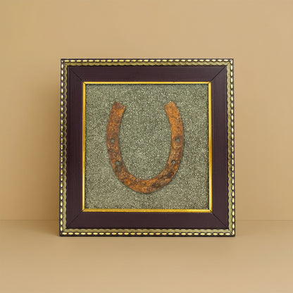 Ghode Ki Naal On Raw Pyrite Frame