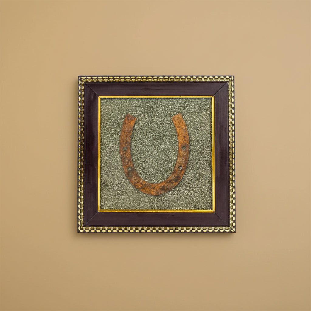 Ghode Ki Naal On Raw Pyrite Frame